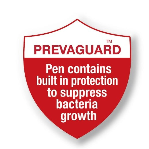 Bolígrafos BIC Prevaguard negros de 60 unidades