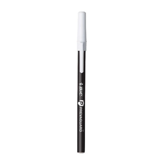 Bolígrafos BIC Prevaguard negros de 60 unidades