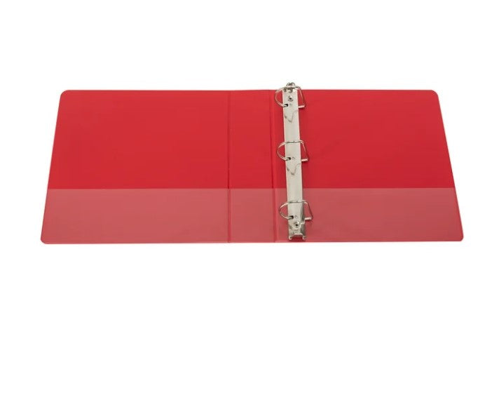 2 IN RED 3-RING BINDER