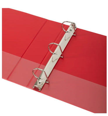 2 IN RED 3-RING BINDER