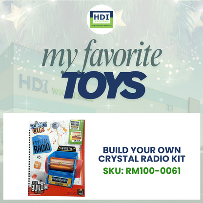 BUILD YOUR OWN CRYSTAL RADIO KIT