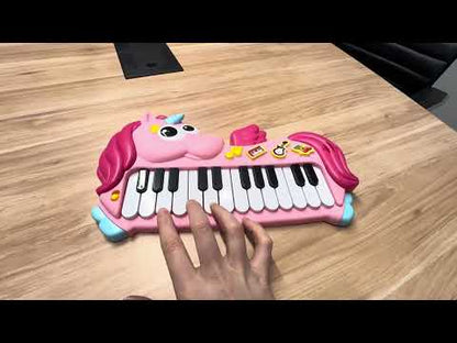 PINK UNICORN PIANO ELECTRONIC KEYBOARD